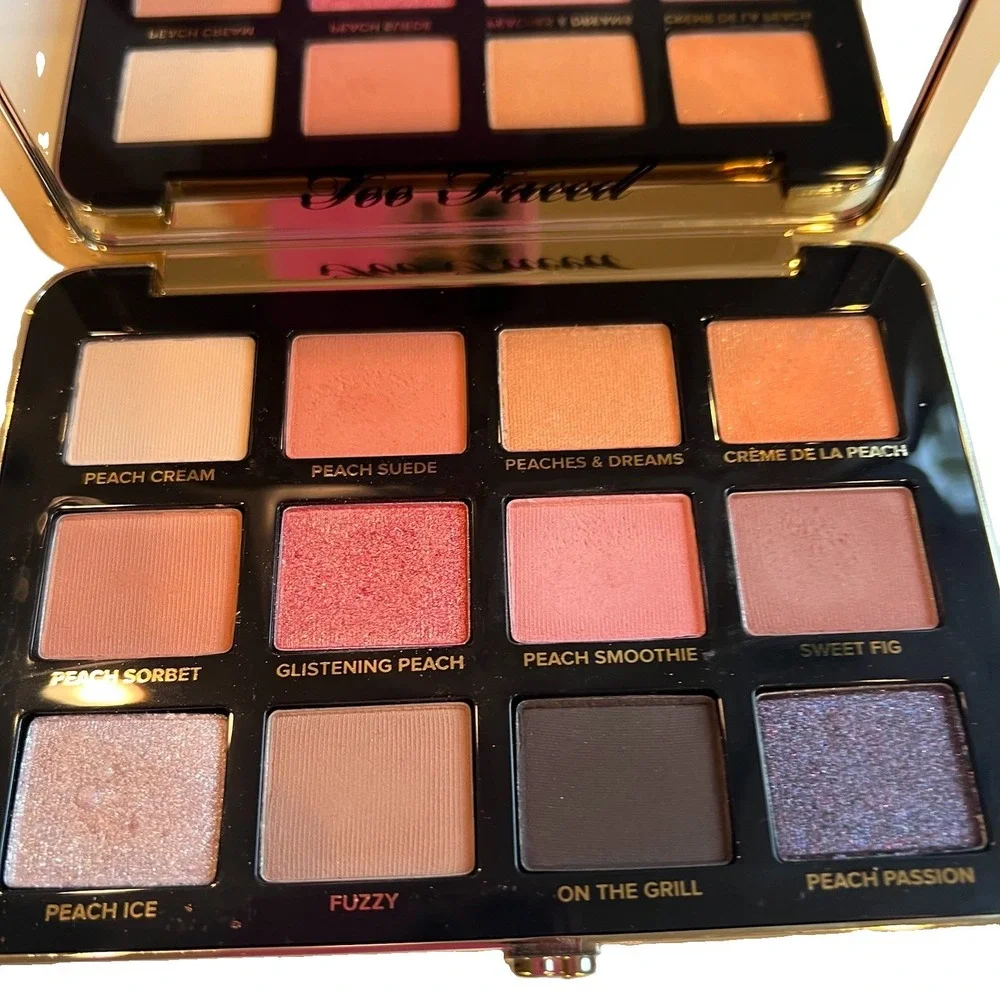 Too Faced White Peach Peaches & Cream Eyeshadow Palette-12 Shades